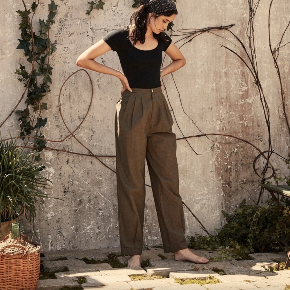 Doen Zora Trousers in Fir